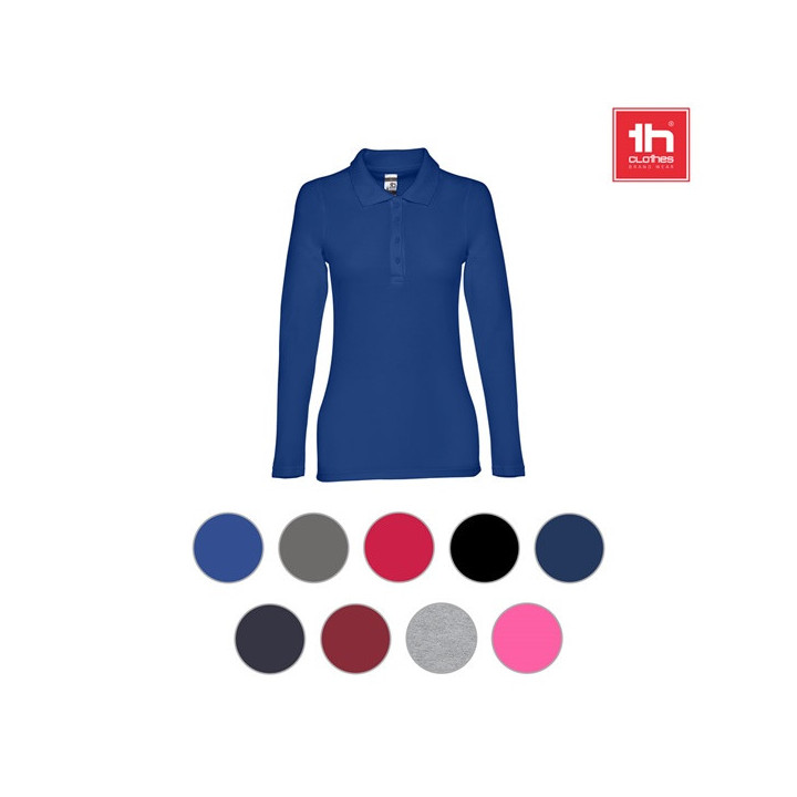 THC BERN WOMEN. Polo de manga comprida para senhora