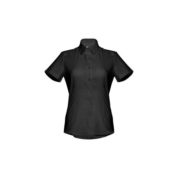 THC LONDON WOMEN. Camisa oxford de manga curta para senhora