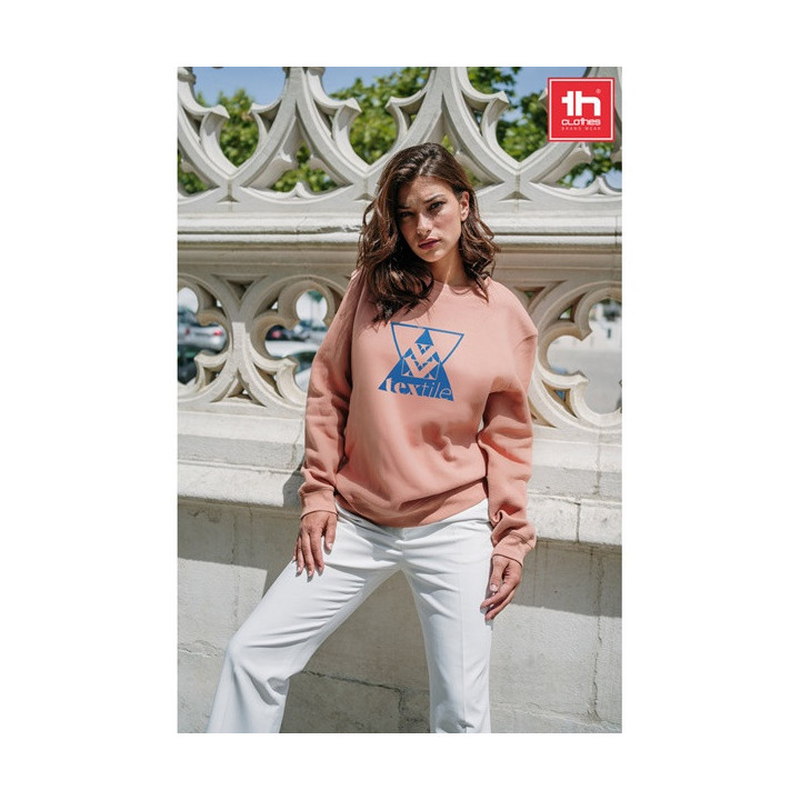 THC DELTA. Sweatshirt (unissexo) em algodão e poliéster