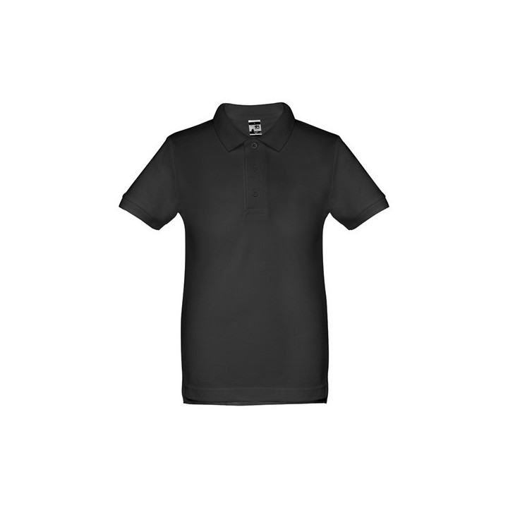 THC ADAM KIDS. Polo para criança (unissexo) de manga curta em algodão