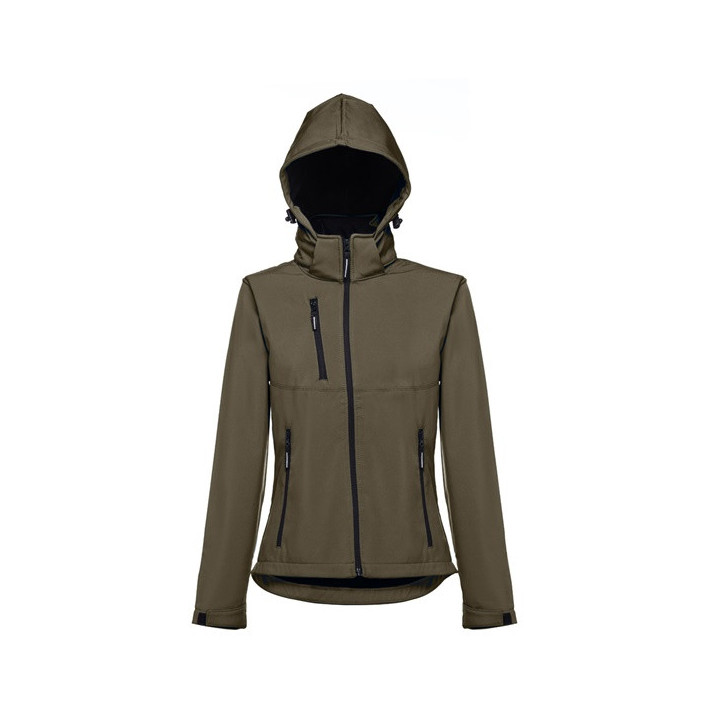 THC ZAGREB WOMEN. Casaco softshell cintado para senhora