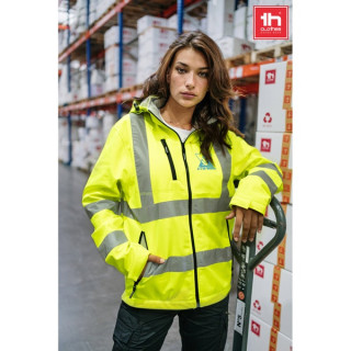 THC ZAGREB WORK. Casaco (unissexo) softshell de alta-visibilidade