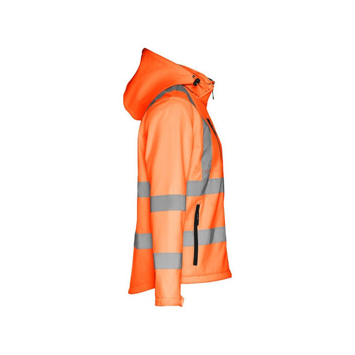 THC ZAGREB WORK. Casaco (unissexo) softshell de alta-visibilidade