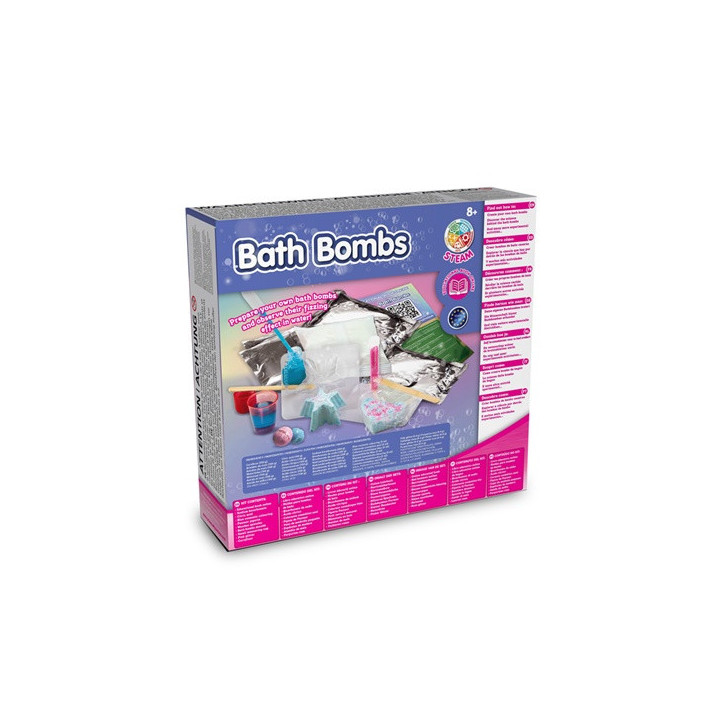 Bath Bombs Kit II. Brinquedo didático fornecido com saco de oferta em papel kraft (90 g/m²), feito de material certificado F...