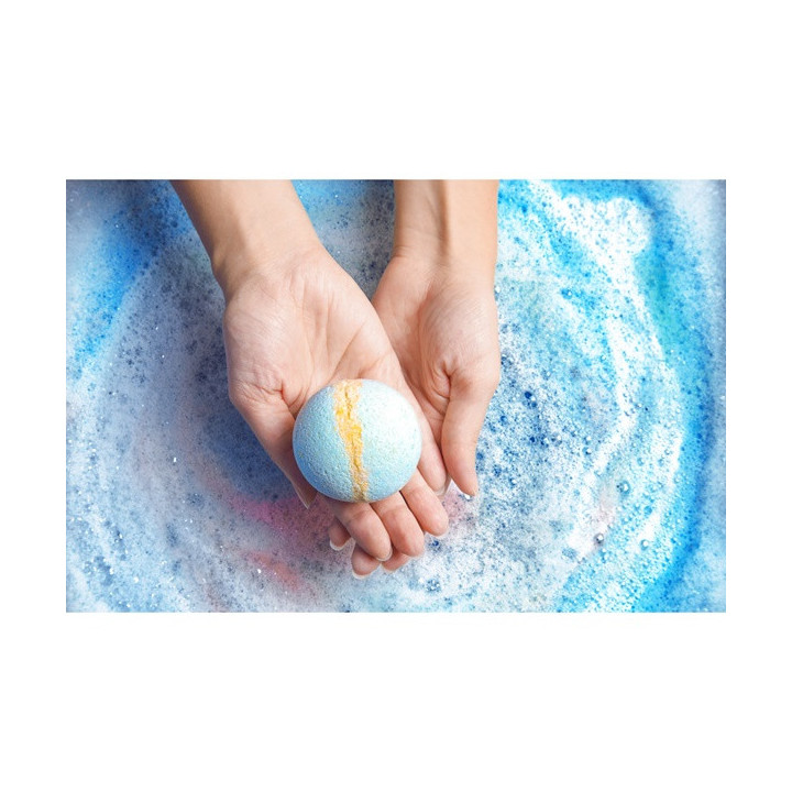 Bath Bombs Kit III. Brinquedo didático fornecido com saco de oferta em papel kraft (115 g/m²)