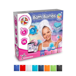 Bath Bombs Kit IV. Brinquedo didático fornecido com saco de oferta em non-woven (80 g/m²)
