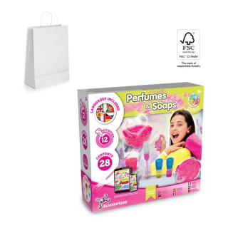 Perfume & Soap Factory Kit II. Jogo didático fornecido com saco de oferta em papel kraft (90 g/m²), feito de material certif...