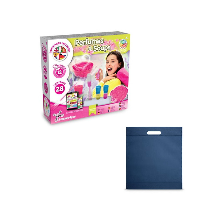 Perfume & Soap Factory Kit IV. Jogo didático fornecido com saco de oferta em non-woven (80 g/m²)