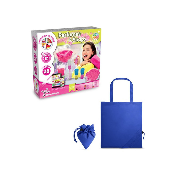Perfume & Soap Factory Kit V. Jogo didático fornecido com saco de oferta dobrável em 190T