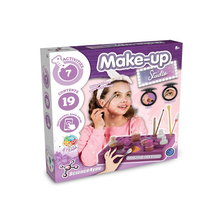 Makeup Studio Kit II. Kit didático fornecido com saco de oferta dobrável em 190T