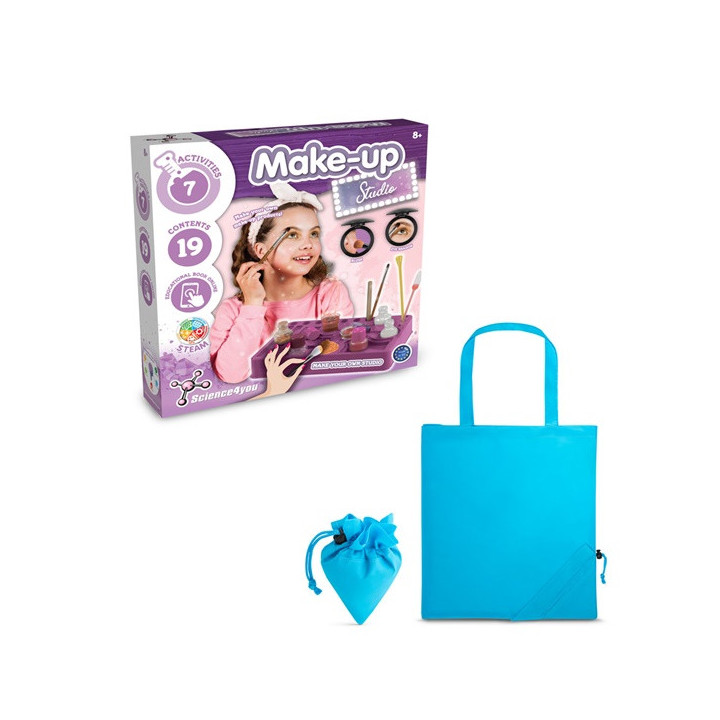 Makeup Studio Kit II. Kit didático fornecido com saco de oferta dobrável em 190T