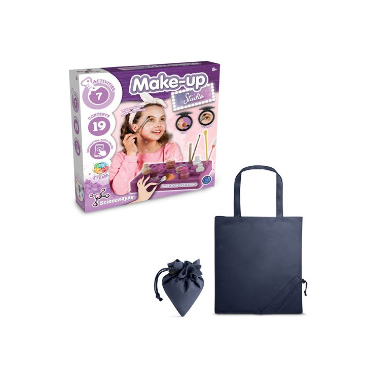 Makeup Studio Kit II. Kit didático fornecido com saco de oferta dobrável em 190T