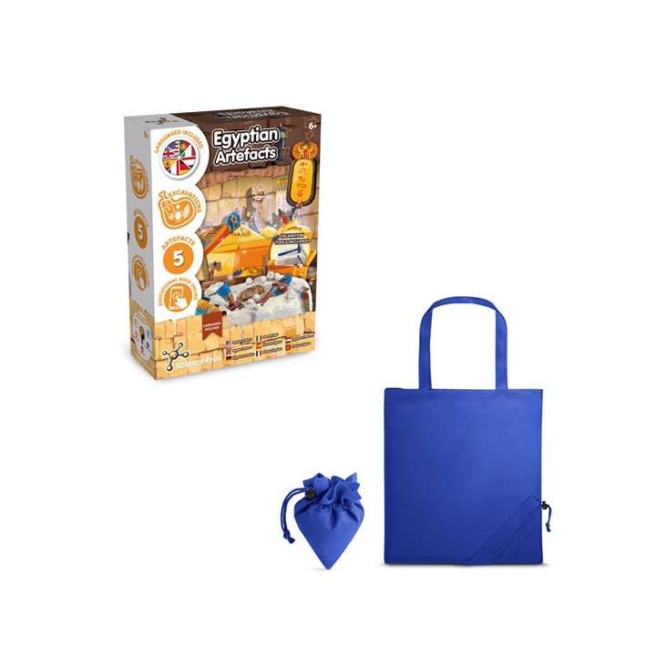 Ancient Egypt Excavation Kit V. Jogo didático fornecido com saco de oferta dobrável em 190T