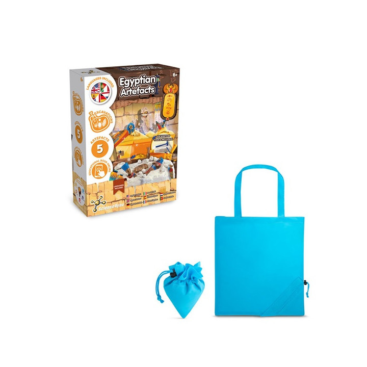 Ancient Egypt Excavation Kit V. Jogo didático fornecido com saco de oferta dobrável em 190T