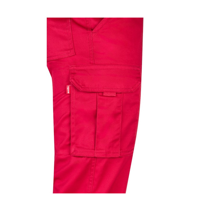 VL LUGH. Calças stretch multibolsos (240g/m²) em algodão (46%), EME (38%) e poliéster (16%)