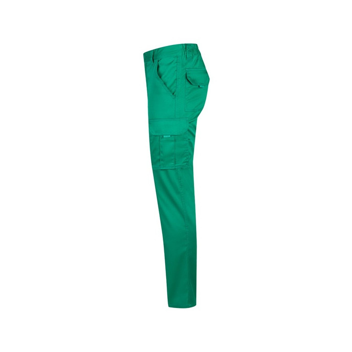 VL LUGH. Calças stretch multibolsos (240g/m²) em algodão (46%), EME (38%) e poliéster (16%)