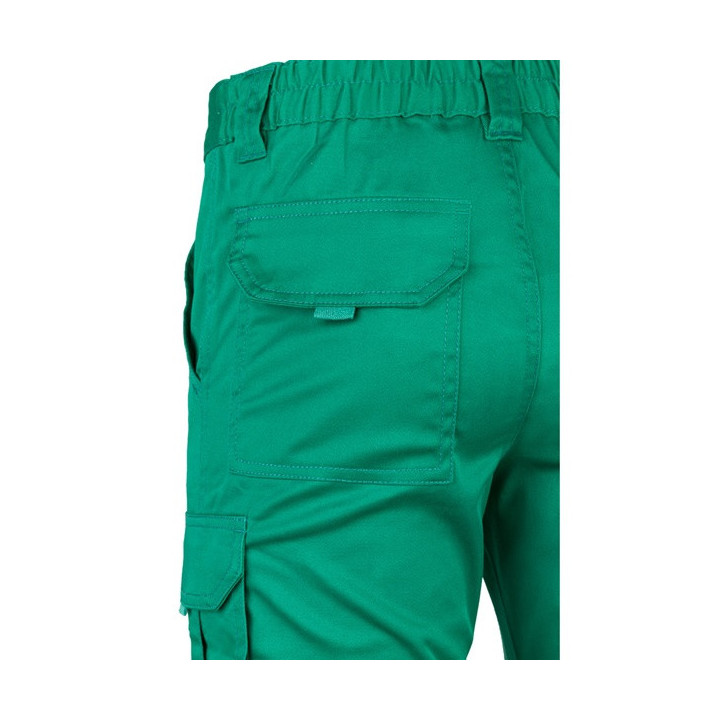 VL LUGH. Calças stretch multibolsos (240g/m²) em algodão (46%), EME (38%) e poliéster (16%)