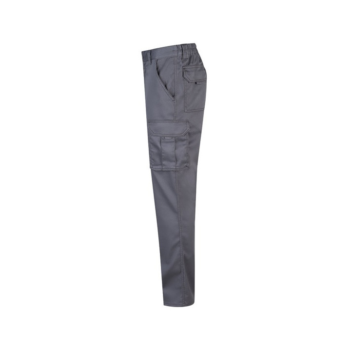 VL LUGH. Calças stretch multibolsos (240g/m²) em algodão (46%), EME (38%) e poliéster (16%)