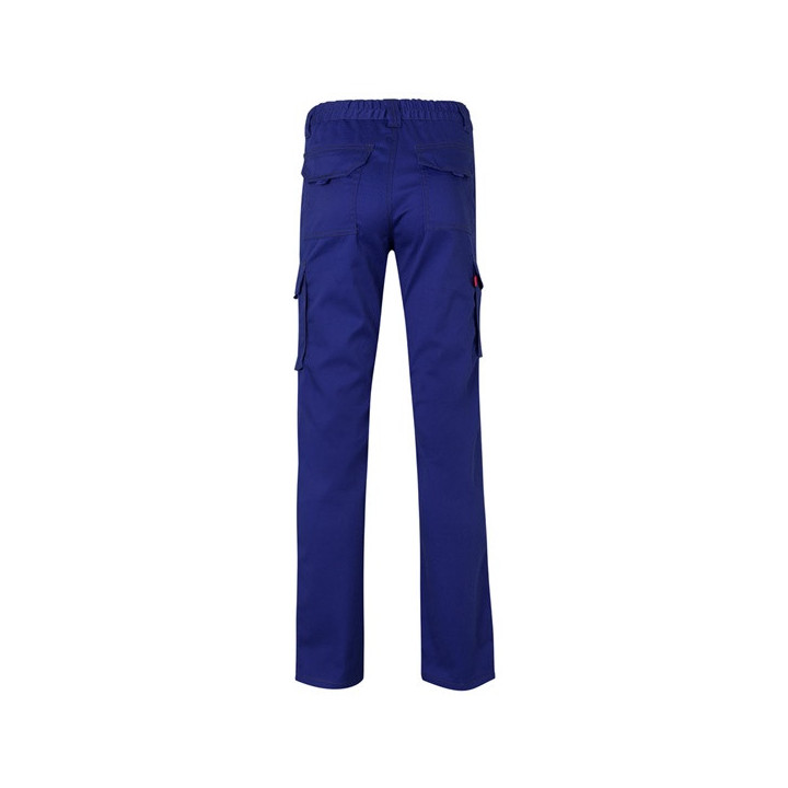 VL LUGH. Calças stretch multibolsos (240g/m²) em algodão (46%), EME (38%) e poliéster (16%)