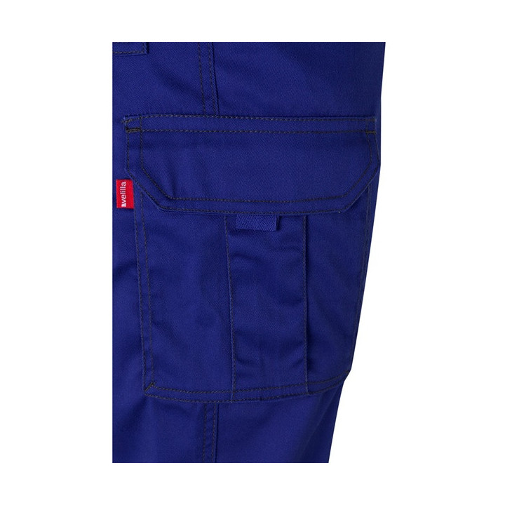 VL LUGH. Calças stretch multibolsos (240g/m²) em algodão (46%), EME (38%) e poliéster (16%)