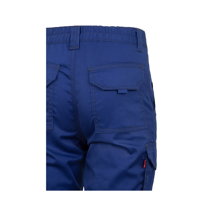 VL LUGH. Calças stretch multibolsos (240g/m²) em algodão (46%), EME (38%) e poliéster (16%)