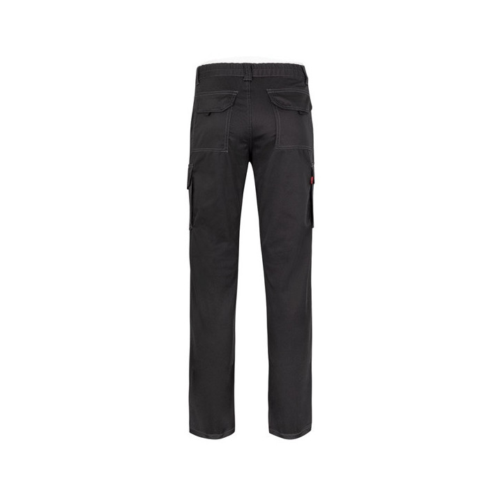 VL PAN. Calças stretch multibolsos (290g/m²), em algodão (46%), EME (38%) e poliéster (16%)