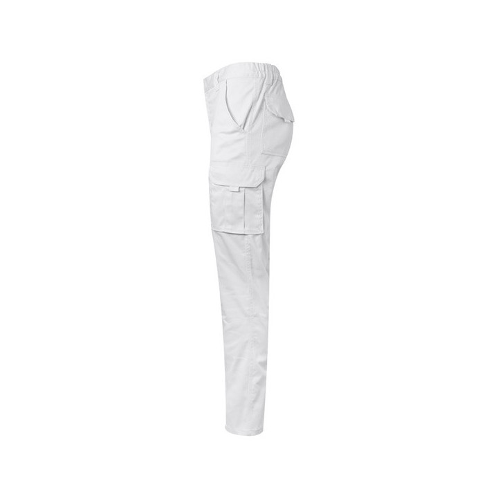 VL PAN. Calças stretch multibolsos (290g/m²), em algodão (46%), EME (38%) e poliéster (16%)