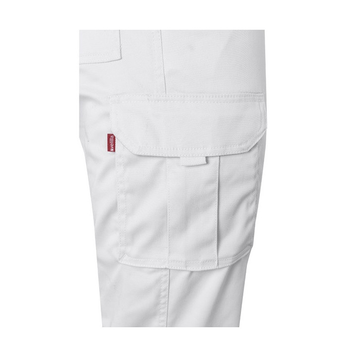 VL PAN. Calças stretch multibolsos (290g/m²), em algodão (46%), EME (38%) e poliéster (16%)