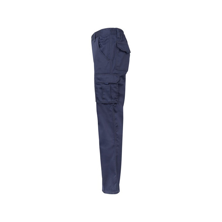 VL PAN. Calças stretch multibolsos (290g/m²), em algodão (46%), EME (38%) e poliéster (16%)