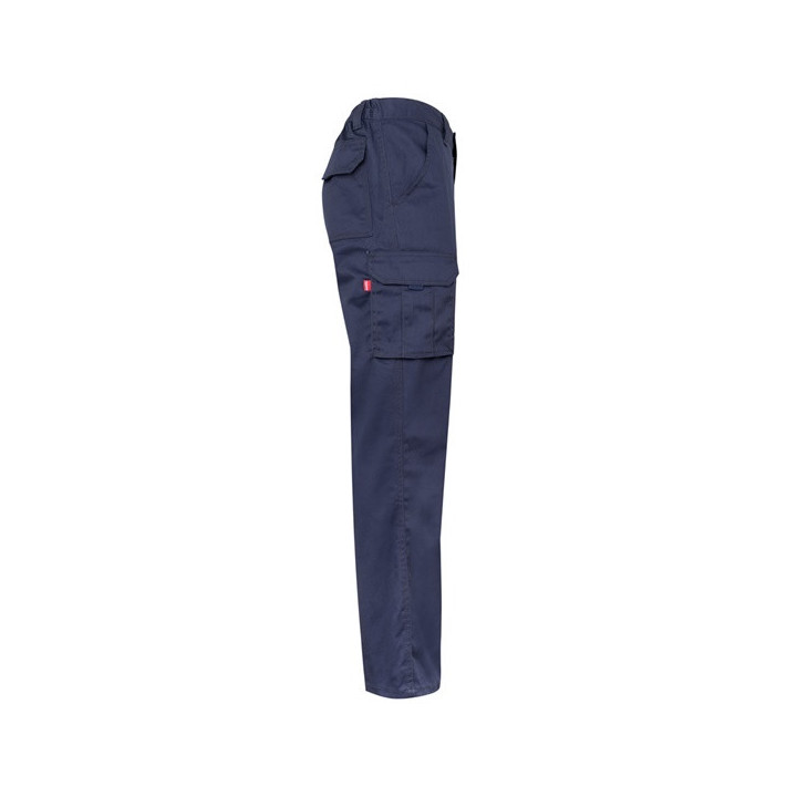 VL PAN. Calças stretch multibolsos (290g/m²), em algodão (46%), EME (38%) e poliéster (16%)