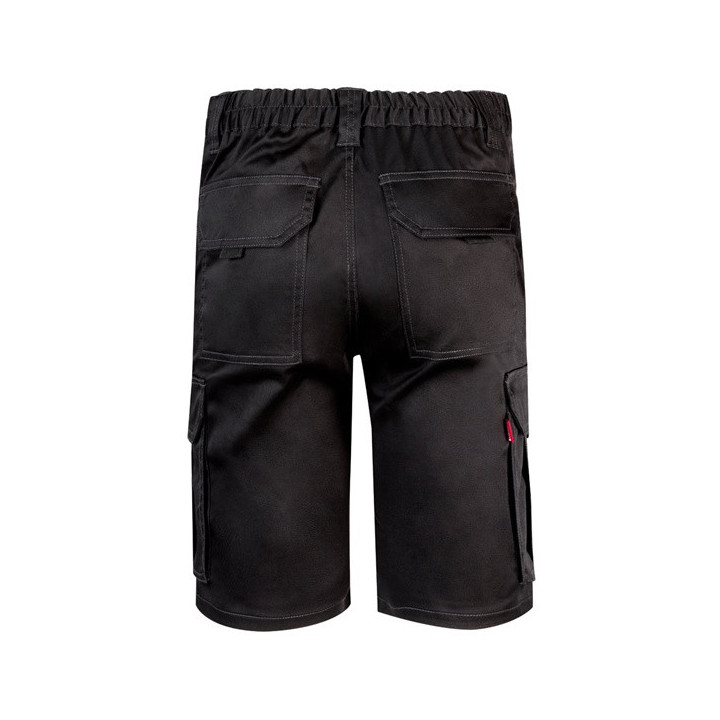 VL HEBE. Bermudas stretch multibolsos (240g/m²), em algodão (46%), EME (38%) e poliéster (16%)