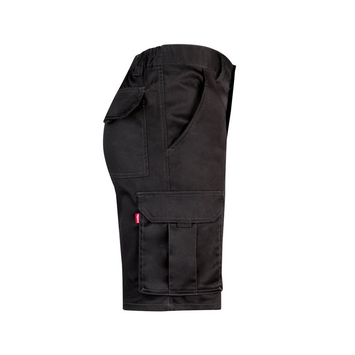 VL HEBE. Bermudas stretch multibolsos (240g/m²), em algodão (46%), EME (38%) e poliéster (16%)