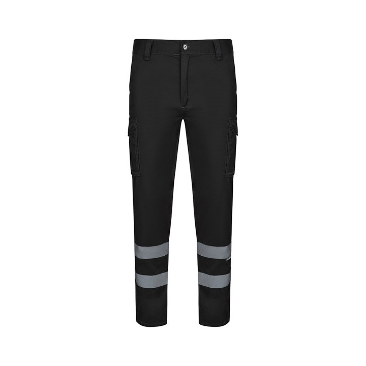 VL DIONYSUS. Calças stretch multibolsos (240g/m²), em algodão (46%), EME (38%) e poliéster (16%)