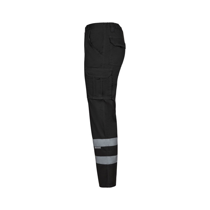 VL DIONYSUS. Calças stretch multibolsos (240g/m²), em algodão (46%), EME (38%) e poliéster (16%)