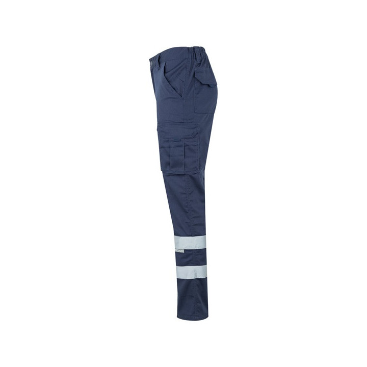 VL DIONYSUS. Calças stretch multibolsos (240g/m²), em algodão (46%), EME (38%) e poliéster (16%)