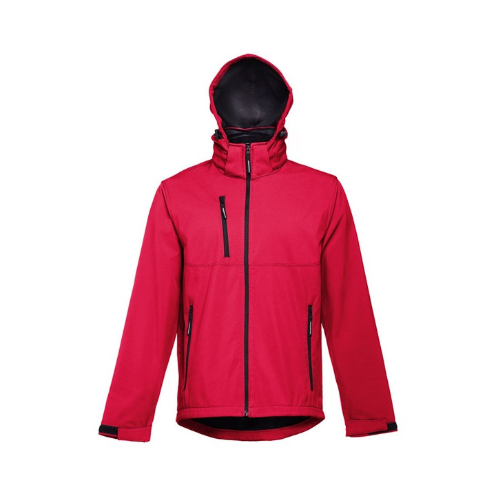 THC ZAGREB. Casaco softshell para homem em poliéster e elastano