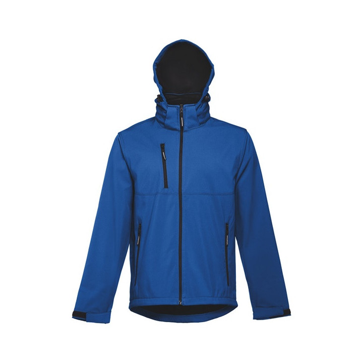THC ZAGREB. Casaco softshell para homem em poliéster e elastano