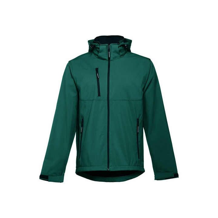 THC ZAGREB. Casaco softshell para homem em poliéster e elastano