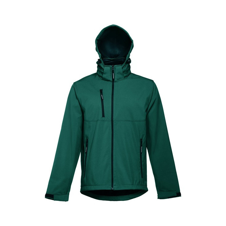 THC ZAGREB. Casaco softshell para homem em poliéster e elastano