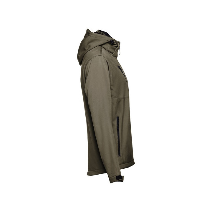 THC ZAGREB. Casaco softshell para homem em poliéster e elastano
