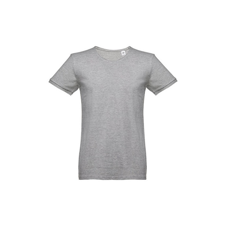 THC SAN MARINO. T-shirt de manga curta para homem em algodão penteado