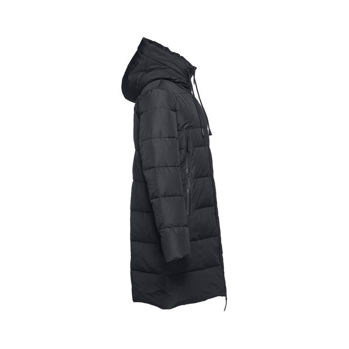 THC BRUSSELS. Parka longa unissexo acolchoada