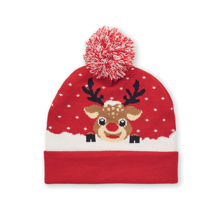 Gorro de Natal em malha