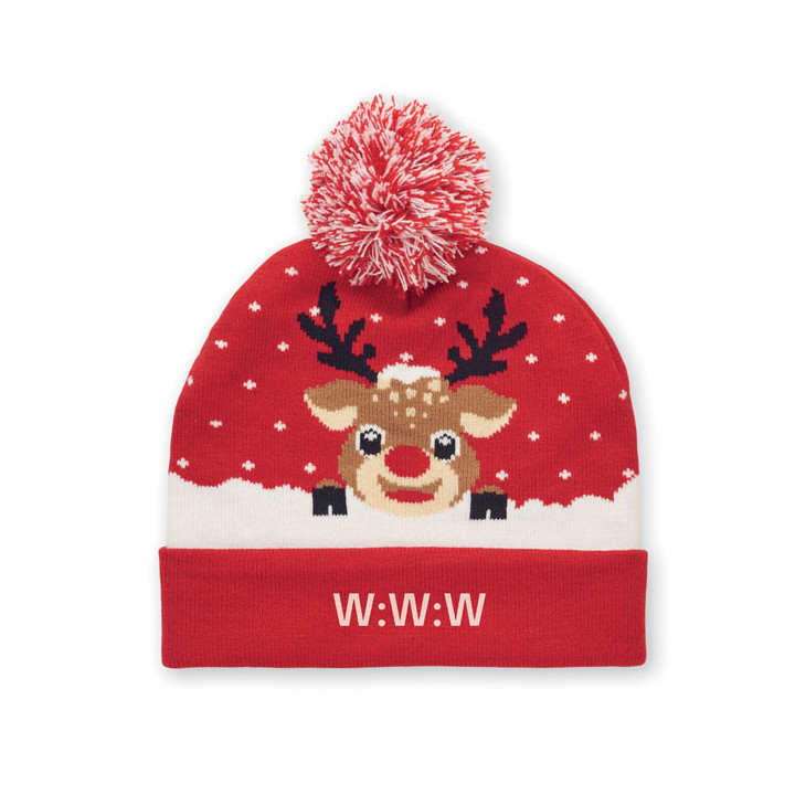 Gorro de Natal em malha
