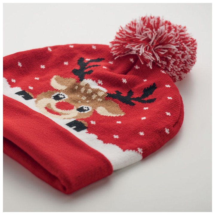 Gorro de Natal em malha