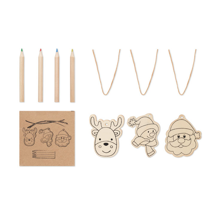 Set de desenho figuras Natal