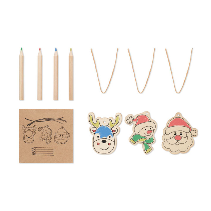 Set de desenho figuras Natal