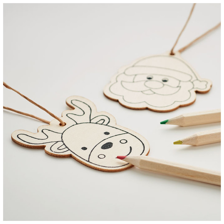 Set de desenho figuras Natal