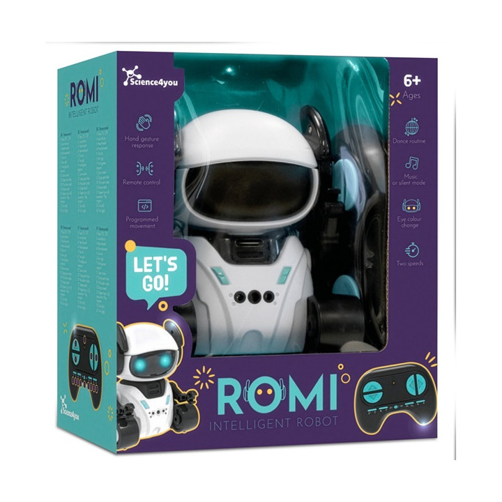 ROMI INTELLIGENT ROBOT. Brinquedo didático para crianças