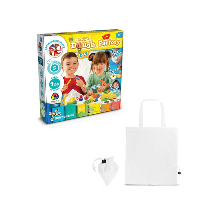Modeling Dough Factory Kit II. Jogo didático fornecido com saco de oferta dobrável em 190T